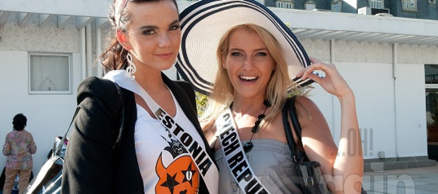 Miss Universe 2011 kandidaadid külastasid kuulsat Bandeirantes tele- ja raadiokeskust Brasiilias São Paulo’s