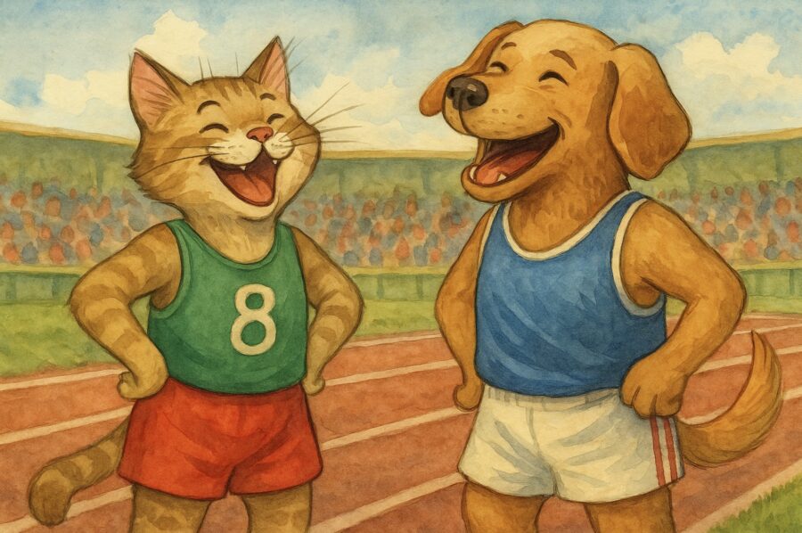 KUMB jookseb kiiremini - kass või koer